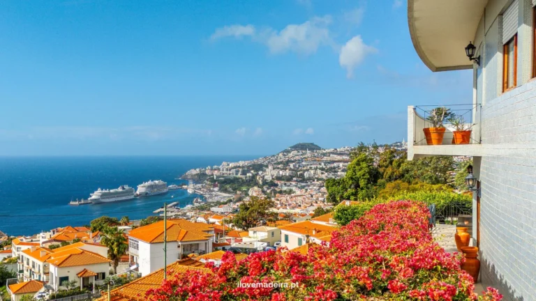 Four bedroom house with views over Funchal bay, Santa Maria Maior