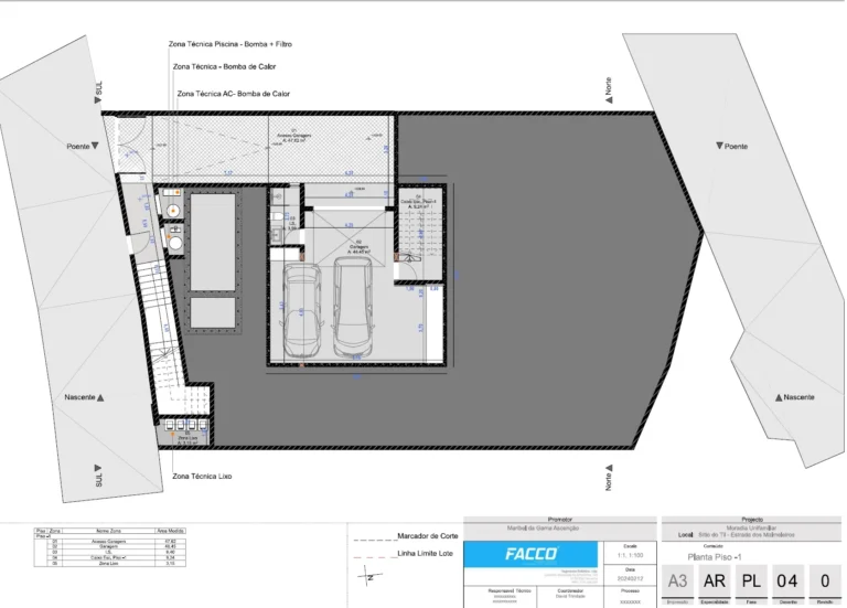 Floor plan 4 of Three bedroom villa with office and pool in Livramento, Monte