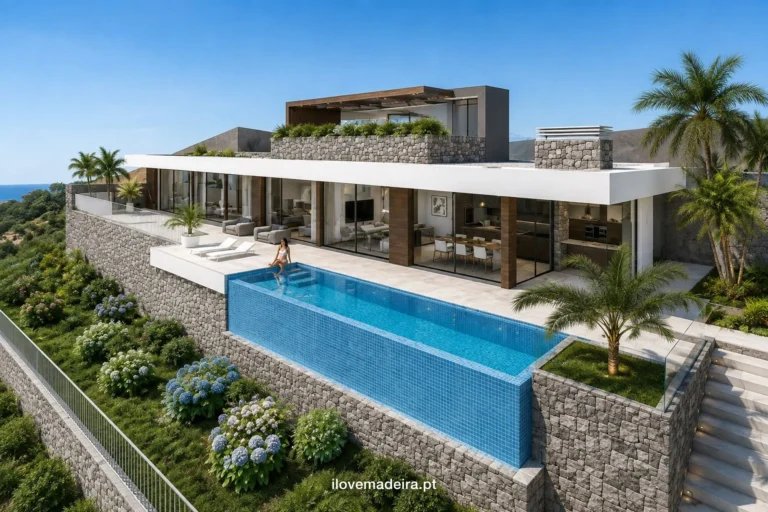 Three bedroom villa with pool on a 2,000 m² plot in Arco da Calheta