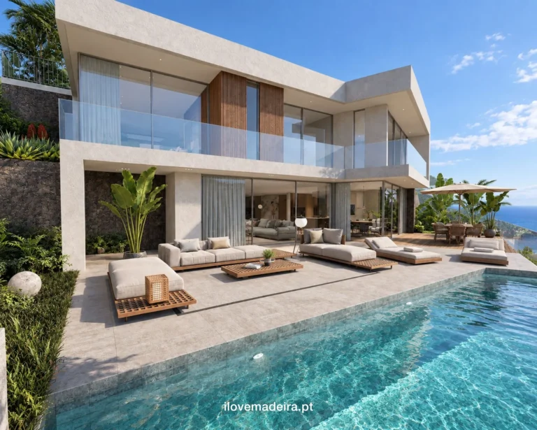 Three suite villa with pool and jacuzzi at Pico da Amendoeira