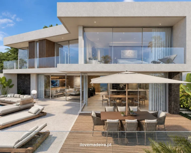 Three suite villa with pool and jacuzzi at Pico da Amendoeira