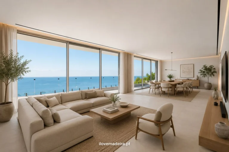 Three suite villa with private lift and ocean views in Arco da Calheta